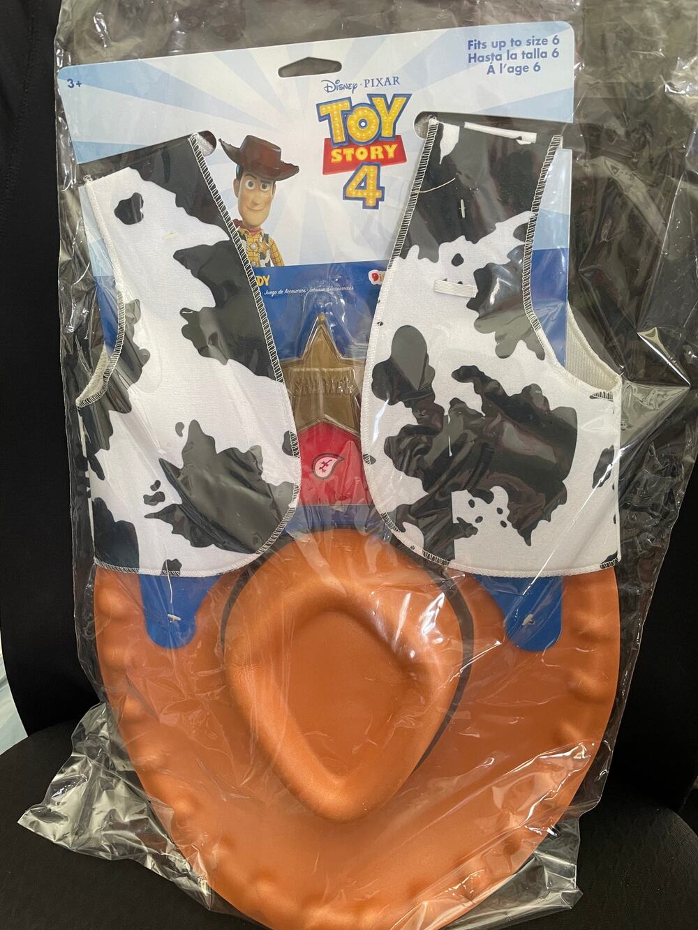 DISNEY WOODY COWBOY TOY STORY HALLOWEEN DELUXE COSTUME NEW